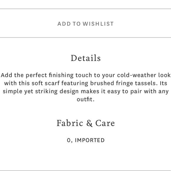 Lucky Brand acrylic-blend scarf, grey. - Picture 6 of 7